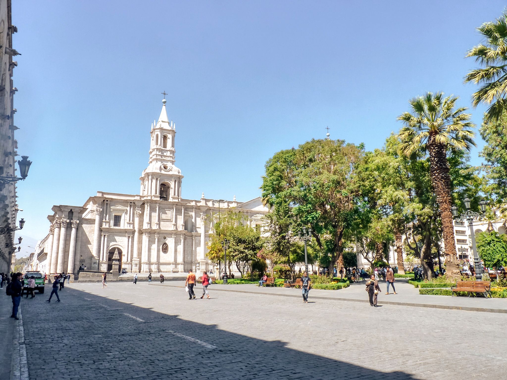 visiter arequipa plaza de armas pérou